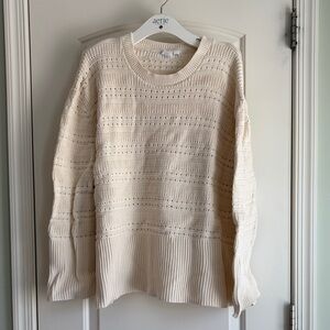 GAP Cream Crew Neck Sweater